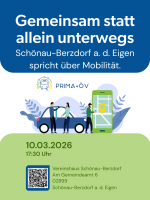 Information event on the PriMa+ÖV mobility project in Schönau-Berzdorf